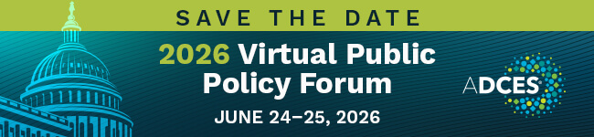 51-26_PolicyForum_650x150Banner Save the Date! 2026 Virtual Public Policy Forum. June 24-25, 2026. Hosted by ADCES