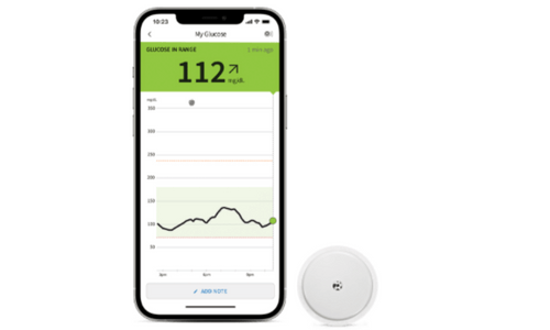 Omnipod DASH smartphone app & CGM sensor