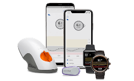 Dexcom G6 Continuous Glucose Monitoring CGM System components