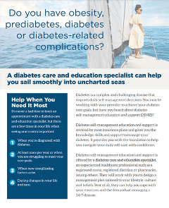 Thrive with diabetes flier